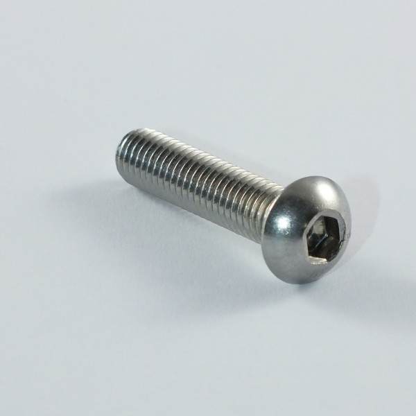 KAI M8 SOCKET (5mm)  BUTTON A4 ST/ST MACHINE SCREW